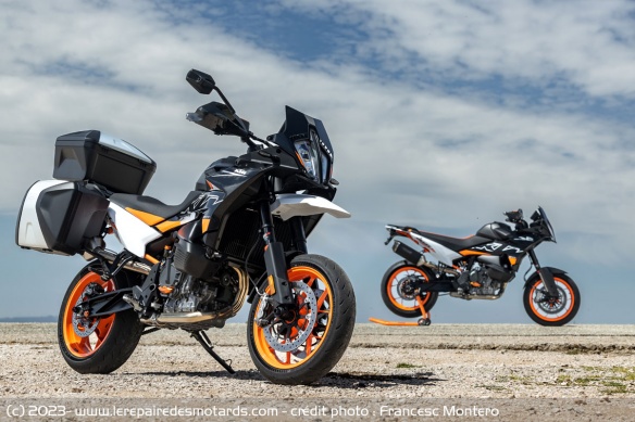 La Ktm peut se transformer en voyageuse