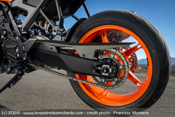La transmission de la KTM 990 Duke