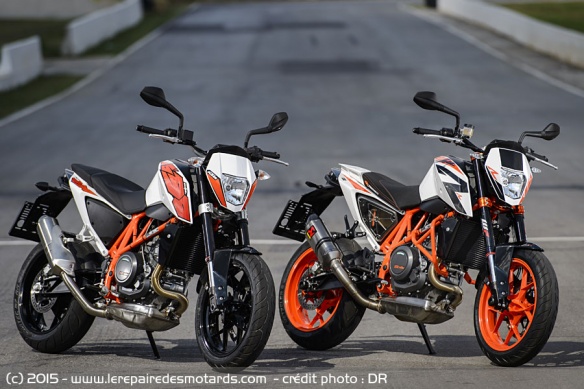 Les KTM Duke 690 et 690 R