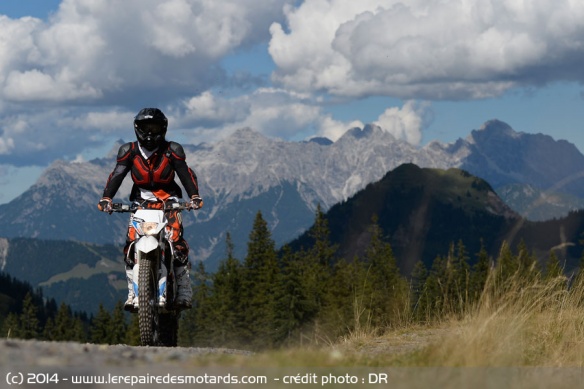 Essai KTM Freeride E-XC en montagne