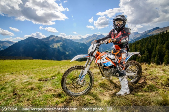 KTM Freeride E-XC en selle