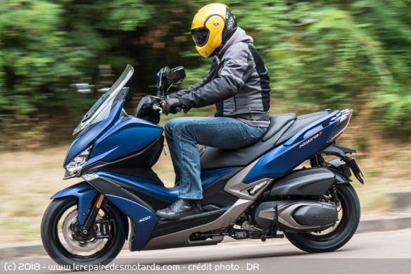 Essai du Kymco XCiting S 400i en ville