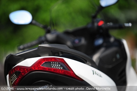 Vue arrière Kymco X.Town 125i