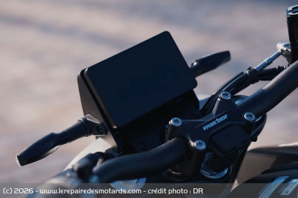 L'instrumentation de la Macbor Shifter 125 EVO