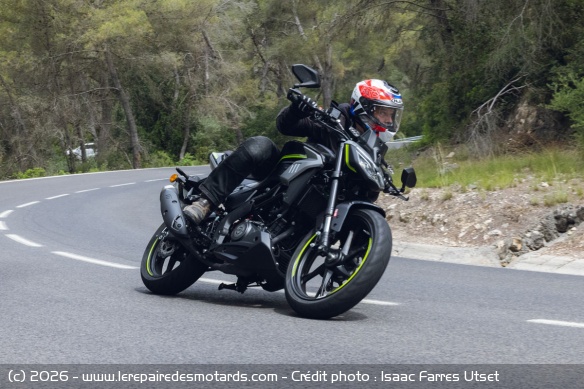 Essai moto Macbor Shifter 125 EVO