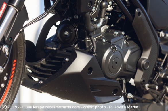 Le moteur de la Macbor Shifter 125 EVO