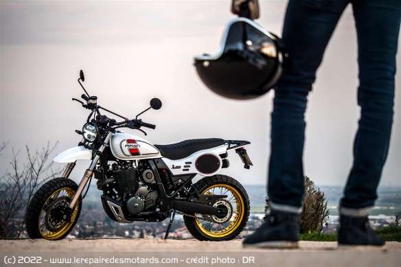 Un look de scrambler retro