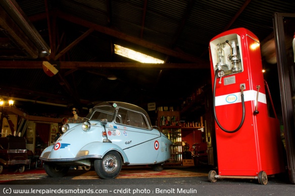 Le Messerschmitt KR 200 au garage