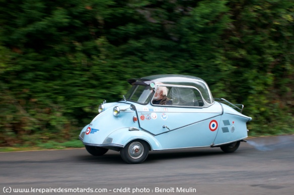 Essai du Messerschmitt KR 200 sur route