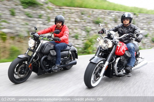 Moto Guzzi Audace et Eldorado sur nationale