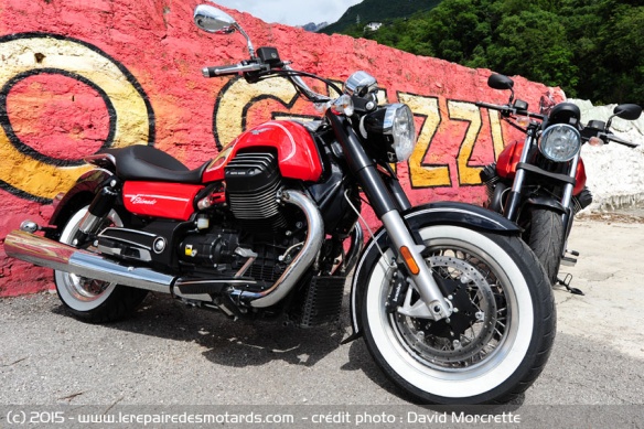 Face à face Moto Guzzi Audace et Eldorado