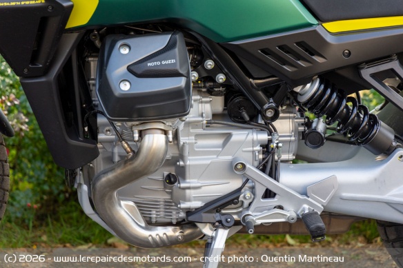 Le bicylindre en V de la Moto Guzzi Stelvio PFF
