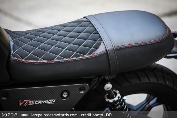 La selle de la V7 III Carbon