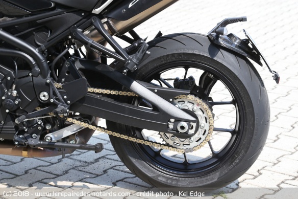 Roue arrire de la Moto Morini Corsaro 1200 ZT