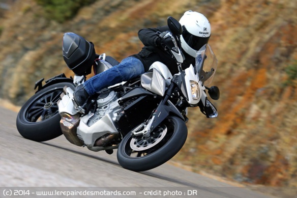 MV Agusta Stradale 800 à l'attaque