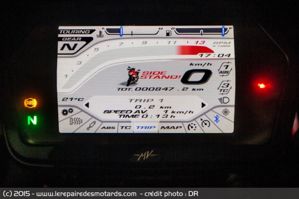 Compteur MV Agusta Turismo Veloce 800