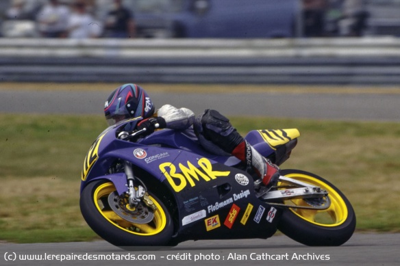 Katja Poensgen sur la BMR Supermono