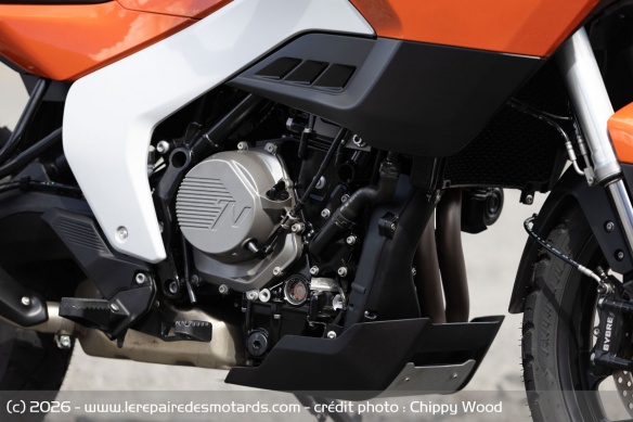 Le moteur bicylindre de la Norton Atlas Apex