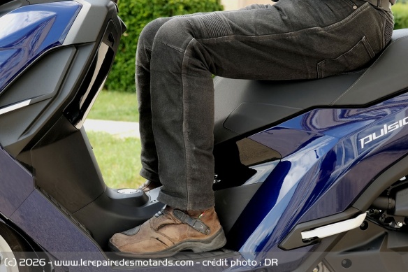L'assise du Peugeot Pulsion Evo 125