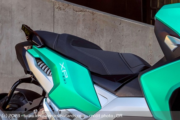 La selle du Peugeot XP 400