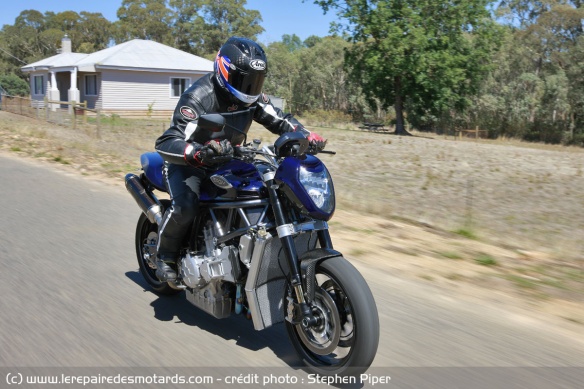 Essai de la PGM V8 sur route
