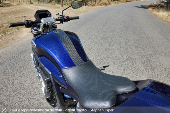 La selle de la PGM V8
