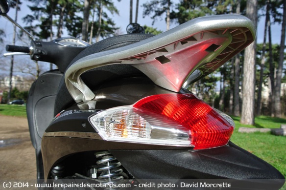 Vue arrière du Piaggio Liberty 125