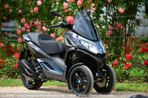 Monocylindre Piaggio HPE, 4 temps