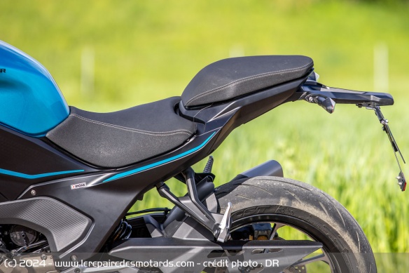 La selle de la QJ Motor SRK 550