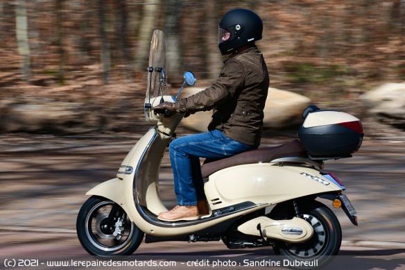 Un scooter confortable, y compris en duo