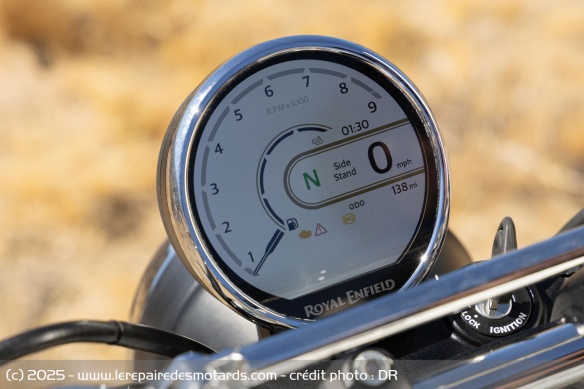 Le compteur TFT de 4 pouces de la Bear 650