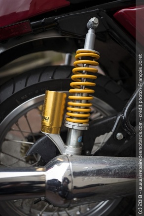 Amortisseur de la Royal Enfield Continental GT