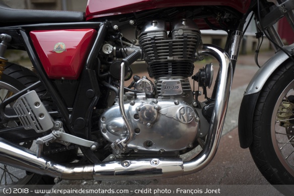 Moteur de la Royal Enfield Continental GT