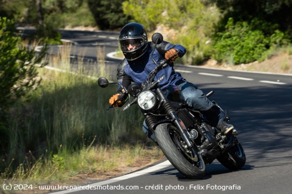 La Guerrilla est une moto facile d'accès