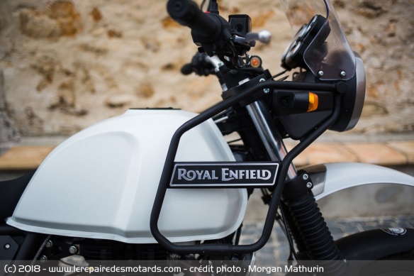 Réservoir de la Royal Enfield Himalayan