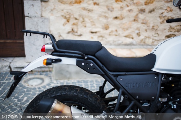 La selle de la Royal Enfield Himalayan