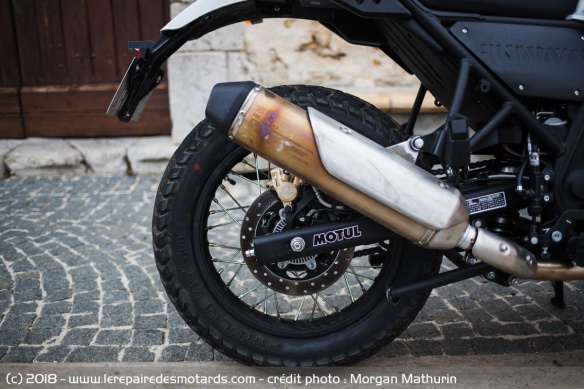 Silencieux de la Royal Enfield Himalayan