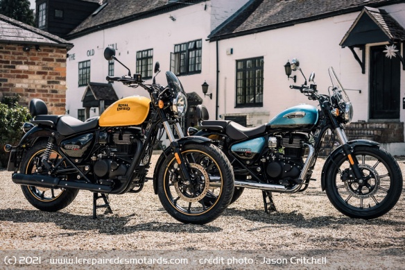 Les versions Fireball et Supernova de la Meteor 350