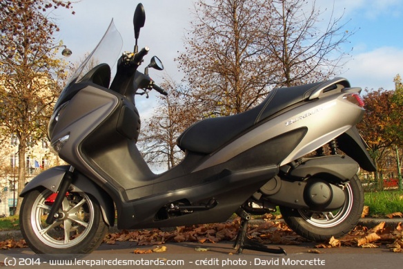 1465 mm d'empattement pour le Suzuki Burgman 200
