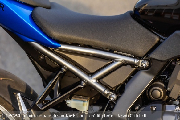 Le cadre arrière de la Suzuki GSX-R8