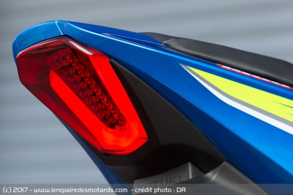 Feu arrière de la Suzuki GSX-R 1000