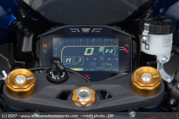 Instrumentation de la Suzuki GSX-R 1000