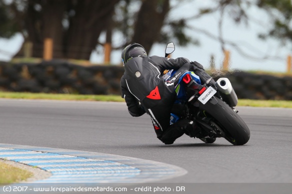 Essai de la Suzuki GSX-R 1000 sur piste