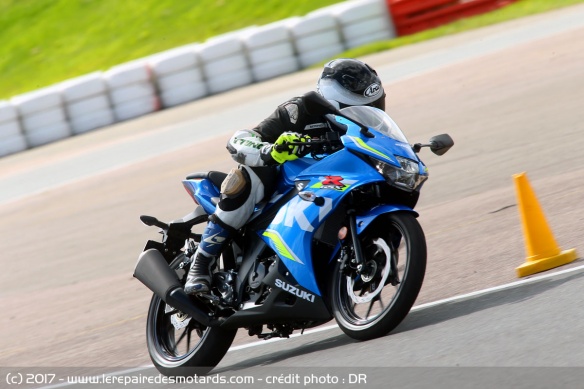 Pas de ville pour la GSX-R, mais elle devrait s'en sortir avec les honneurs