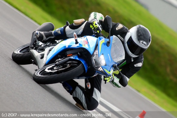 Globalement, la GSX-R est très simple à emmener