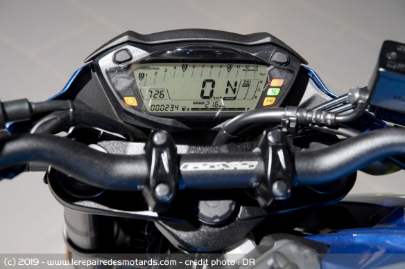 L'instrumentation fait appel à un écran LCD