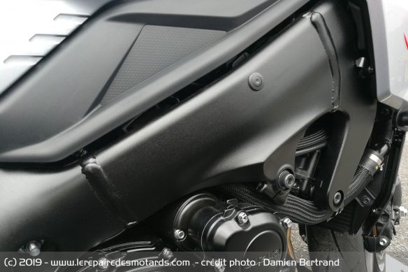 Le cadre hérité des GSX-R 1000