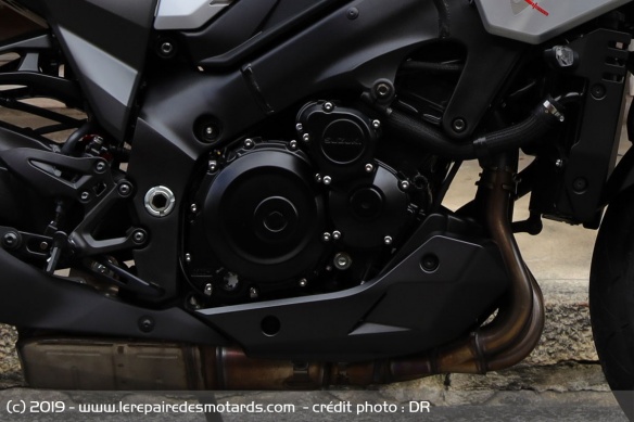 Le moteur de la Katana délivre 150 cv et 108 Nm