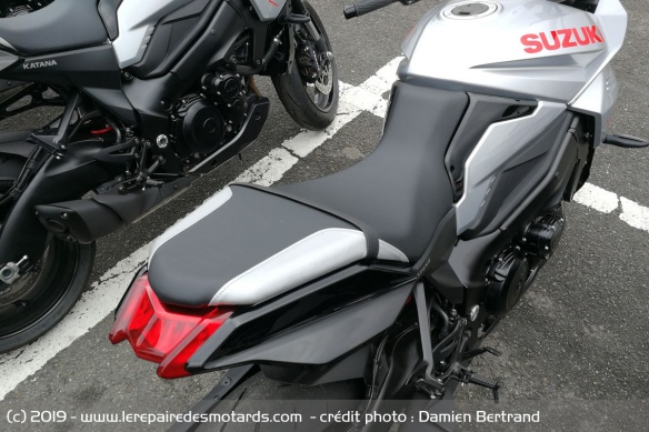 La selle de la Suzuki Katana