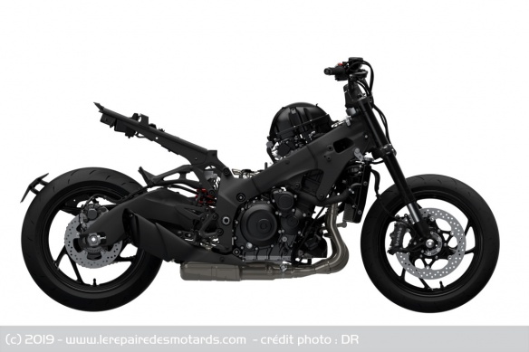 La base technique de la Katana est la même que celle des GSX-S 1000